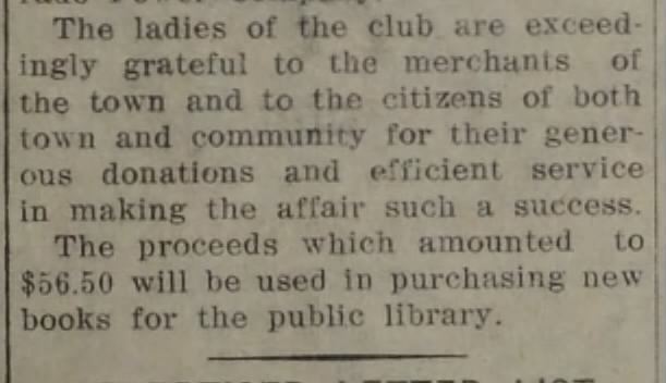 Black and white newspaper clipping from the Windsor Beacon in 1911