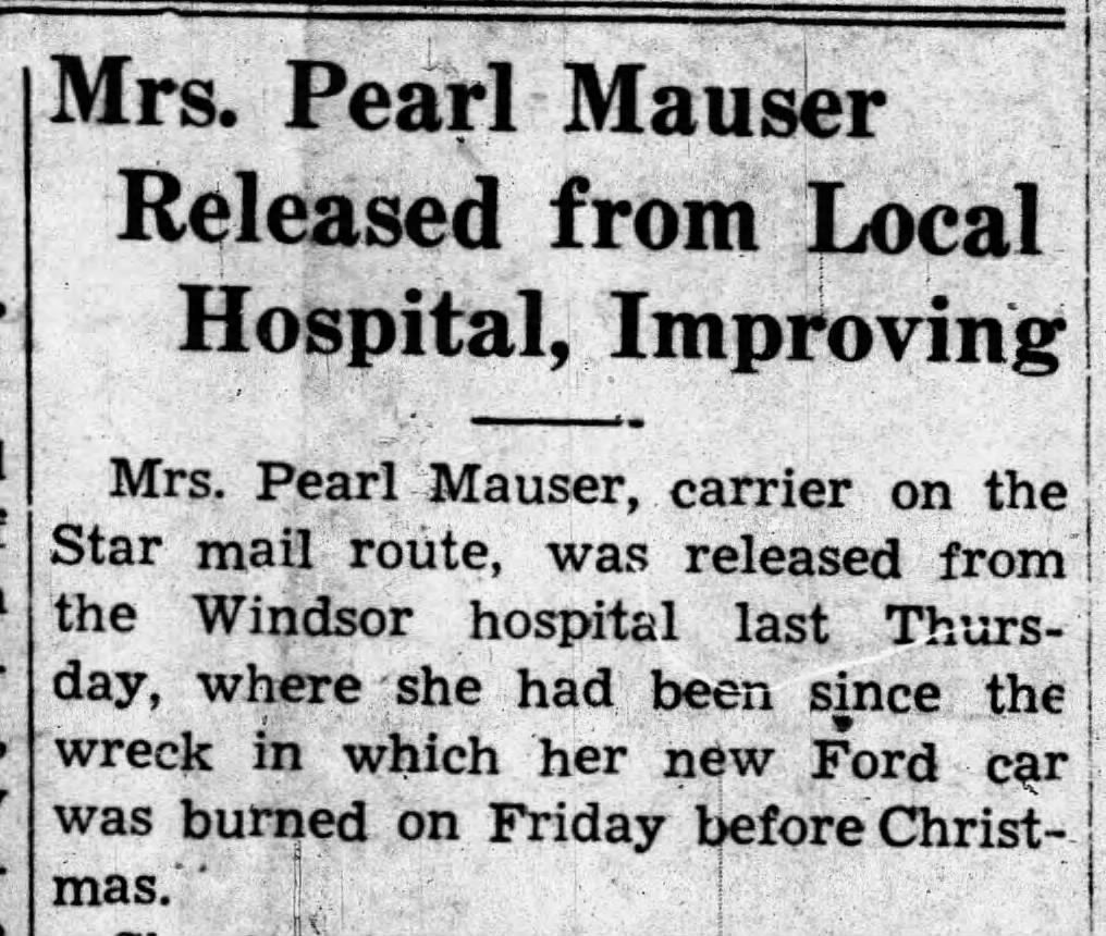 Newspaper clipping, \