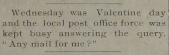 Newspaper clipping from the Windsor Beacon, 02/17/1906